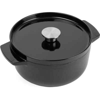 Kuchnia KitchenAid Żeliwna Garnek 22cm Nieprzywierający - Wytrzymały i Wszechstronny Kuchnia KitchenAid Żeliwna Garnek 22cm Nieprzywierający - Wytrzymały i Wszechstronny