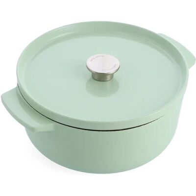 KitchenAid Poêle en email 26cm - Vert pistache - Ustensiles de cuisine - Publicité KitchenAid Poêle en email 26cm - Vert pistache - Ustensiles de cuisine - Publicité