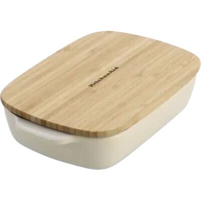 KitchenAid - CC006109-001 - Almond Cream - 32cm - Baking Dish KitchenAid - CC006109-001 - Almond Cream - 32cm - Baking Dish