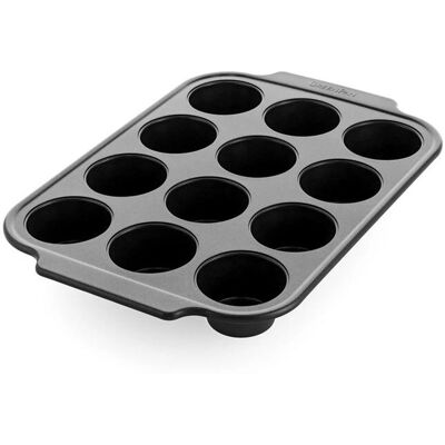 Moule à muffins en céramique aluminium GreenPan - 12 cavités - Publicité Moule à muffins en céramique aluminium GreenPan - 12 cavités - Publicité