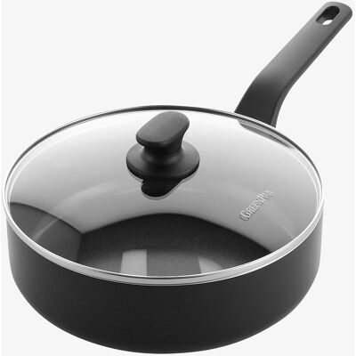 GreenPan Essence 24 cm Sauteuse - Antiaanbaklaag, Gerecycled Aluminium GreenPan Essence 24 cm Sauteuse - Antiaanbaklaag, Gerecycled Aluminium