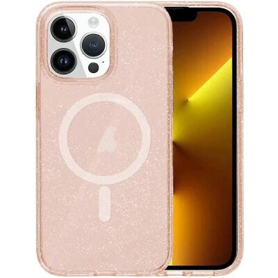 Evelent SW G-SP Til iPhone 13 Pro Max Glitter Cover - Guld Evelent SW G-SP Til iPhone 13 Pro Max Glitter Cover - Guld
