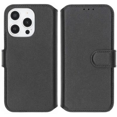 Rvelon iPhone 16 Pro Max Tegnebogscover - Ægte læder Rvelon iPhone 16 Pro Max Tegnebogscover - Ægte læder