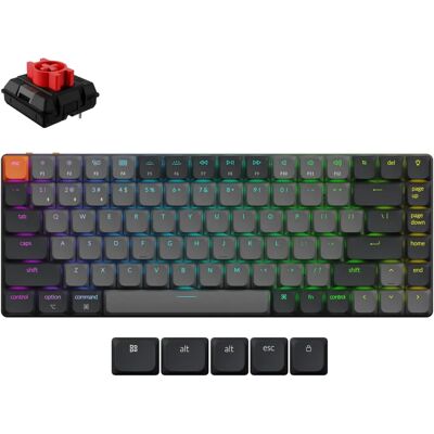 Keychron - K3 - Grey - USB Bluetooth - Keyboard Keychron - K3 - Grey - USB Bluetooth - Keyboard