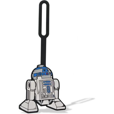 Étiquette de bagage LEGO Star Wars R2-D2 - Blanc/Bleu Étiquette de bagage LEGO Star Wars R2-D2 - Blanc/Bleu