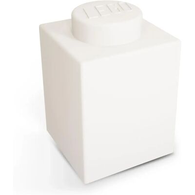 LEGO Iconic 1x1 Nattlampa - Vit - Silikonkblock LEGO Iconic 1x1 Nattlampa - Vit - Silikonkblock