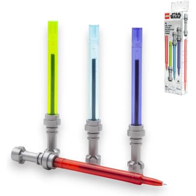 Penne gel Star Wars spade laser - Set da 4 Penne gel Star Wars spade laser - Set da 4