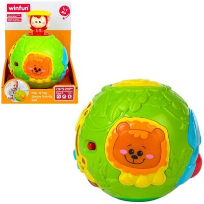 Winfun Baby Spielzeug - Interaktiv mit Überraschungsklängen - Fördert Krabbeln und Gehen - Buntes Design für visuelle Stimulation Winfun Baby Spielzeug - Interaktiv mit Überraschungsklängen - Fördert Krabbeln und Gehen - Buntes Design für visuelle Stimulation