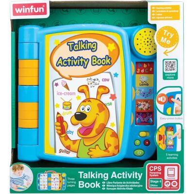 WINFUN Aktywności z mówiącą książeczką - Książka edukacyjna 12+ Miesięcy WINFUN Aktywności z mówiącą książeczką - Książka edukacyjna 12+ Miesięcy