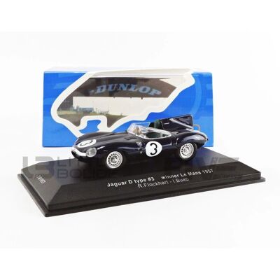 IXO JAGUAR D-TYPE 3 BUEB - Miniature automobile 1:43 - Le Mans 1957 - Publicité IXO JAGUAR D-TYPE 3 BUEB - Miniature automobile 1:43 - Le Mans 1957 - Publicité