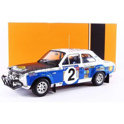 Ford Escort MKI RS 1600 2 Clark/Porter Rally Safari - Miniatura z metalu Ford Escort MKI RS 1600 2 Clark/Porter Rally Safari - Miniatura z metalu