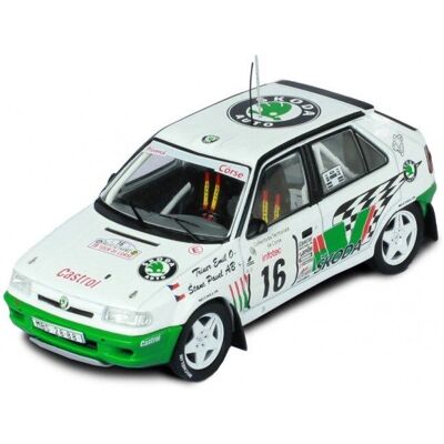 Ixo Skoda Felicia Kit Car 16 Triner/Stanc Tour de Corse 1995 - Model samochodu z metalu Ixo Skoda Felicia Kit Car 16 Triner/Stanc Tour de Corse 1995 - Model samochodu z metalu