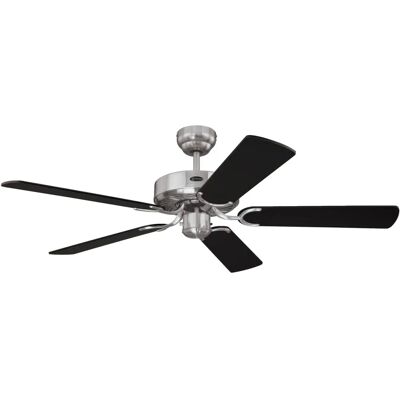 Westinghouse Brushed Steel Cyclone Ceiling Fan - 132cm / 52" Westinghouse Brushed Steel Cyclone Ceiling Fan - 132cm / 52"