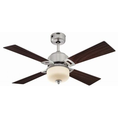 Westinghouse Deckenventilator Athena 105cm - LED & Fernbedienung Chrom/Nickel gebürstet Westinghouse Deckenventilator Athena 105cm - LED & Fernbedienung Chrom/Nickel gebürstet