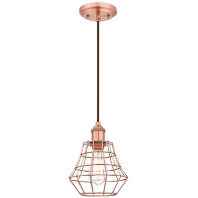 Westinghouse Nathan Brushed Copper Suspension Light - Suspension lighting Westinghouse Nathan Brushed Copper Suspension Light - Suspension lighting