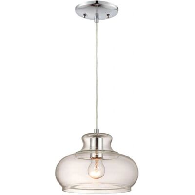 Westinghouse Model 6345840 Zavěsné Svítidlo Chrom Nastavitelné 1-Žárovka E27 Westinghouse Model 6345840 Zavěsné Svítidlo Chrom Nastavitelné 1-Žárovka E27