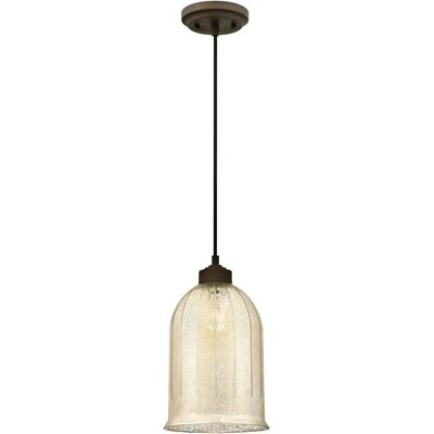 Westinghouse Brass 19 - Antique Mirror Glass Pendant Light Westinghouse Brass 19 - Antique Mirror Glass Pendant Light