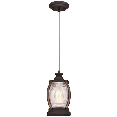 Lustre suspendu Westinghouse Bronze / Verre Antique - Éclairage Lustre suspendu Westinghouse Bronze / Verre Antique - Éclairage