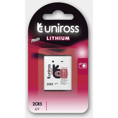 Uniross 2CR5 - 6V - Batterie Uniross 2CR5 - 6V - Batterie