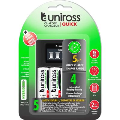 Încărcător de Baterii LCD Hybrio Ni-Mh 2100mAh UCU002A - Încărcător Încărcător de Baterii LCD Hybrio Ni-Mh 2100mAh UCU002A - Încărcător