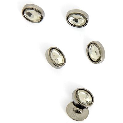Mondial Tissus - Boutons ovales diamant à queue 13 mm - 13 mm - Diamant ovale - Buttons Mondial Tissus - Boutons ovales diamant à queue 13 mm - 13 mm - Diamant ovale - Buttons