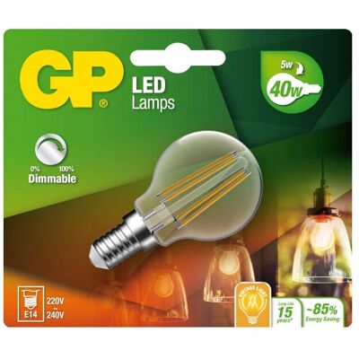 GP Batteries - LED Filament Mini - 2700K - E14 - LED bulb GP Batteries - LED Filament Mini - 2700K - E14 - LED bulb