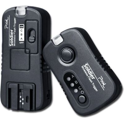 Pixel Pixel Soldat TF-373 Déclencheur de flash sans fil - Accessoire pour appareil photo - Publicité Pixel Pixel Soldat TF-373 Déclencheur de flash sans fil - Accessoire pour appareil photo - Publicité