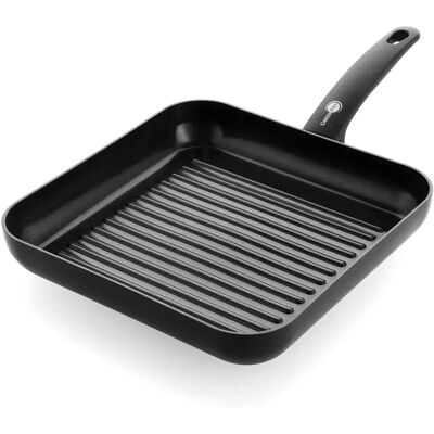 GreenPan Cambridge Diamond Infinity kvadratisk keramisk grillpanna - Svart - Panna GreenPan Cambridge Diamond Infinity kvadratisk keramisk grillpanna - Svart - Panna