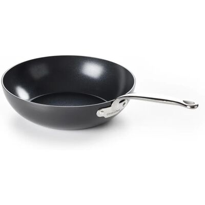 GreenPan Barcelona Keramisk Non-Stick Wok - 28cm - Holdbar & Induksjonssikker GreenPan Barcelona Keramisk Non-Stick Wok - 28cm - Holdbar & Induksjonssikker