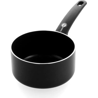 GreenPan Cambridge 16cm Non-Stick Ceramic Saucepan - 1.6L - Black GreenPan Cambridge 16cm Non-Stick Ceramic Saucepan - 1.6L - Black