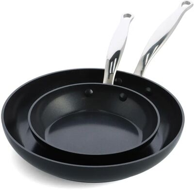 GreenPan Barcelona Infinity Pro Keramisk Non-Stick Stekepannesett - 20cm & 28cm GreenPan Barcelona Infinity Pro Keramisk Non-Stick Stekepannesett - 20cm & 28cm