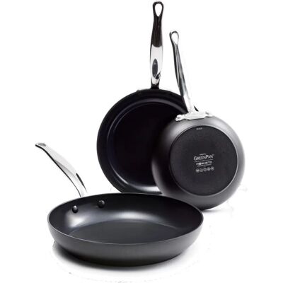 GreenPan Barcelona Infinity Pro Kochgeschirrset - Schwarz - Induktion - PFAS-frei GreenPan Barcelona Infinity Pro Kochgeschirrset - Schwarz - Induktion - PFAS-frei