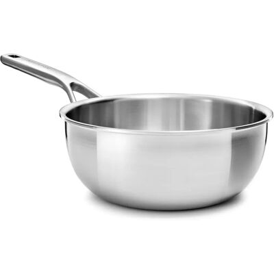 KitchenAid 20cm Chef's Pan - Roestvrij staal, inductie, ovenbestendig KitchenAid 20cm Chef's Pan - Roestvrij staal, inductie, ovenbestendig