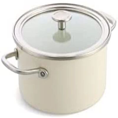 KitchenAid Steel Core Enamel Almond Cream 20cm Casserole - KitchenAid KitchenAid Steel Core Enamel Almond Cream 20cm Casserole - KitchenAid
