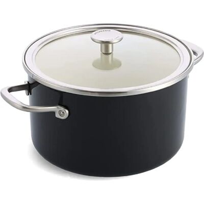 Casserole en émail KitchenAid Steel Core 24cm - Résistante et durable - Publicité Casserole en émail KitchenAid Steel Core 24cm - Résistante et durable - Publicité