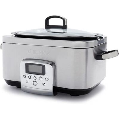 GreenPan CC005309-001 Rôti-cuiseur - 6L, Noir, Acier inoxydable - Publicité GreenPan CC005309-001 Rôti-cuiseur - 6L, Noir, Acier inoxydable - Publicité