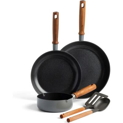 Set di pentole GreenPan Mayflower Pro antiaderente 5 pezzi Grigio carbone Set di pentole GreenPan Mayflower Pro antiaderente 5 pezzi Grigio carbone