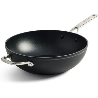KitchenAid Forged Hardened Ceramic Non-Stick 30cm Wok - Durable, 5L, Induction KitchenAid Forged Hardened Ceramic Non-Stick 30cm Wok - Durable, 5L, Induction