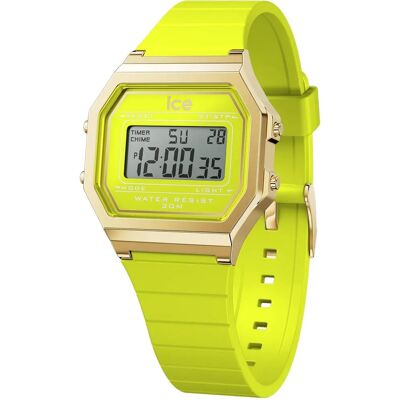 Montre digitale Ice Watch Sunny Lime - Femme - Style rétro - Publicité Montre digitale Ice Watch Sunny Lime - Femme - Style rétro - Publicité
