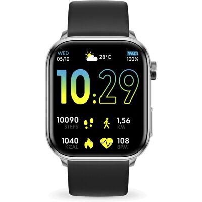 Ice Watch smart deux - Argent/Noir - Publicité Ice Watch smart deux - Argent/Noir - Publicité