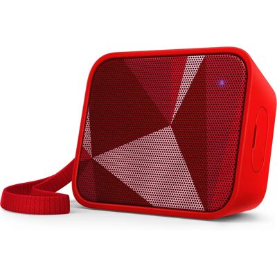 Philips Přenosný Bluetooth reproduktor Červený 4W Model BT110R/00 Philips Přenosný Bluetooth reproduktor Červený 4W Model BT110R/00