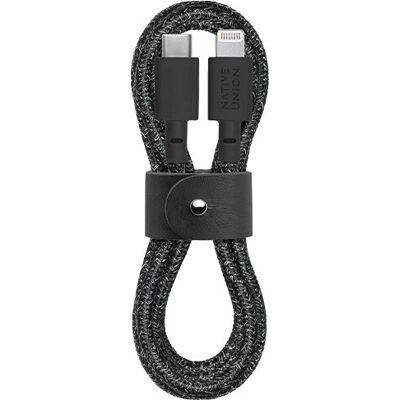 Native Union Cable de Carga Lightning Belt - 1,2 m Negro Native Union Cable de Carga Lightning Belt - 1,2 m Negro