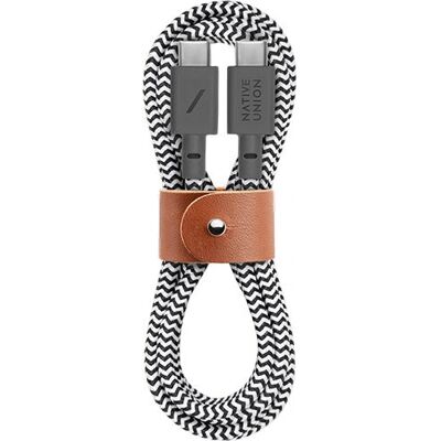 Cavo USB C Native Union Belt-C-Zeb-2-NP 1,2 m - Durevole, Certificato Cavo USB C Native Union Belt-C-Zeb-2-NP 1,2 m - Durevole, Certificato