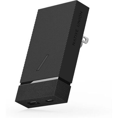 Native Union Smart Hub PD 20W - Hurtig Oplader, USB-A & USB-C, Rejseadapter Native Union Smart Hub PD 20W - Hurtig Oplader, USB-A & USB-C, Rejseadapter