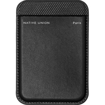 Native Union Schwarze MagSafe Kartenhülle - Handytasche Native Union Schwarze MagSafe Kartenhülle - Handytasche