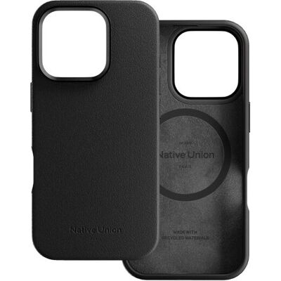 Native Union iPhone 16 Pro Sort Mikrofasermilitær-Grade Telefoncover - Telefoncover Native Union iPhone 16 Pro Sort Mikrofasermilitær-Grade Telefoncover - Telefoncover
