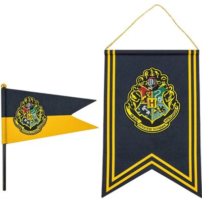 Harry Potter-flagga - Hogwarts-banner - Officiellt Licensierad Harry Potter-flagga - Hogwarts-banner - Officiellt Licensierad