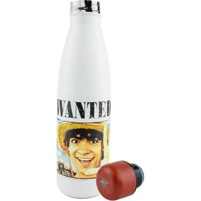 Cinereplicas One Piece Wanted Luffy geïsoleerde fles - Roestvrij staal - 500ml Cinereplicas One Piece Wanted Luffy geïsoleerde fles - Roestvrij staal - 500ml