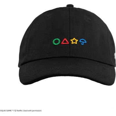 Cinereplicas Squid Game Dalgona Baseball Cap - CR2648 Cinereplicas Squid Game Dalgona Baseball Cap - CR2648