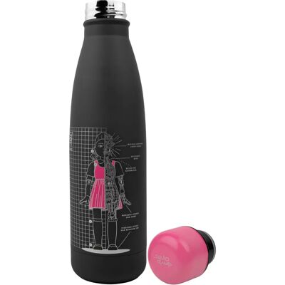 Cinereplicas Squid Game Insulated Bottle Young-hee Blue & Black - Insulated Bottle Cinereplicas Squid Game Insulated Bottle Young-hee Blue & Black - Insulated Bottle